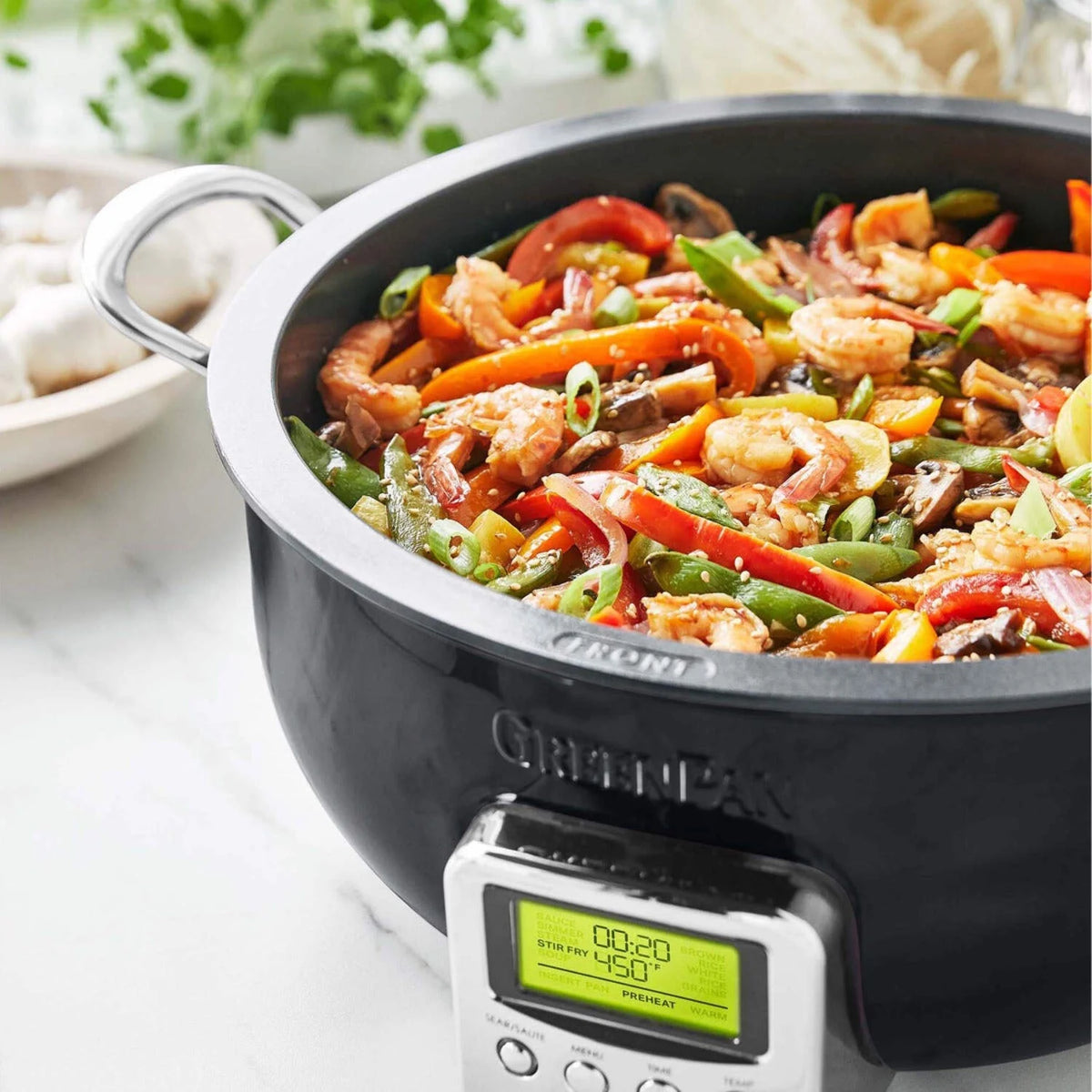 GreenPan Elite 6-Quart Essential Smart Skillet / Black - image 8