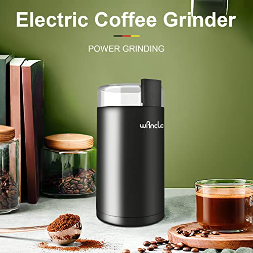 Wancle Electric Coffee Grinder, Quiet Spice Grinder, One Touch Coffee Mill for Beans - image 3