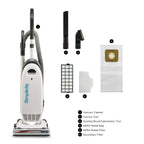 Simplicity Vacuums Allergy Bagged Vacuum Cleaner for Carpet and Hardwood, Multi Surface Upright Vacuum Cleaner with Certified HEPA Vacuum, Pet Vacuum, S20EZM - image 3