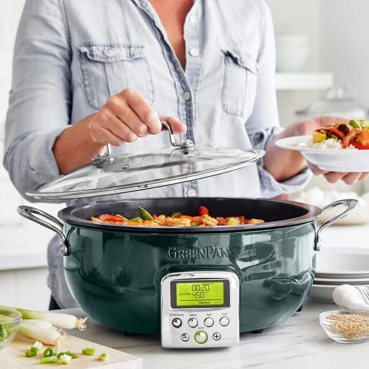 GreenPan Elite 6-Quart Essential Smart Skillet / Black - image 24