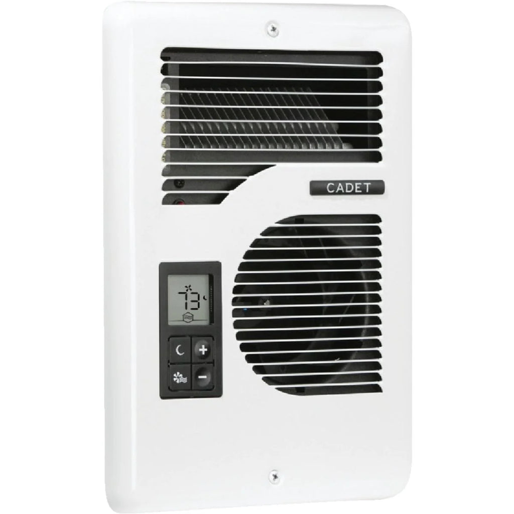 Energy Plus Wall Heater, Digital Thermostat, 240/208/120V, White - image 1