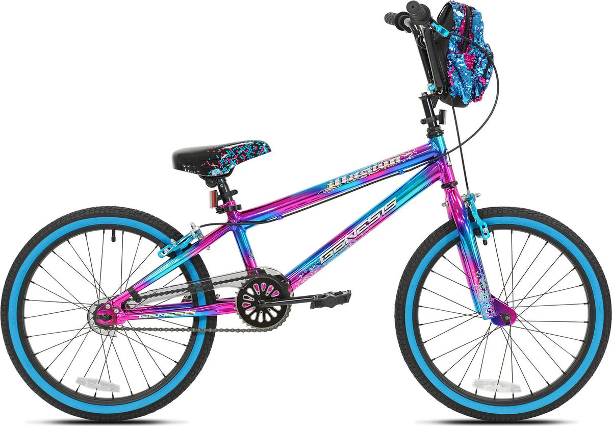 Genesis 20 Illusion Girls Bike, Blue/Purple - image 2