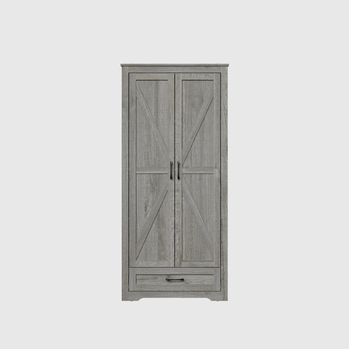 YouTrend 69" Tall Kitchen Pantry,Farmhouse Storage Cabinet with 2 Barn Doors 4 Adjustable Shelves and Large Drawer for Dining Room,Living Room,Bathroom,White - image 20