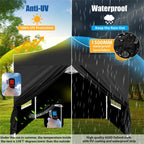 HOTEEL 10x15 Heavy Duty Canopy Tent ,Pop up Canopy for Parties Wedding,Commercial Easy up Gazebo with Roller Bag,UV 50+ &,White - image 18