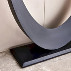 Contemporary Console Table with Elegant Design, Metal Frame, and Adjustable Foot Pads for Entryway - image 4