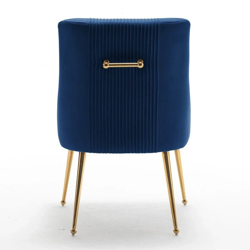 SEYNAR Set of 4 Modern Glam Boucle Velvet Dining or Vanity Chairs with Rear Handle - image 28