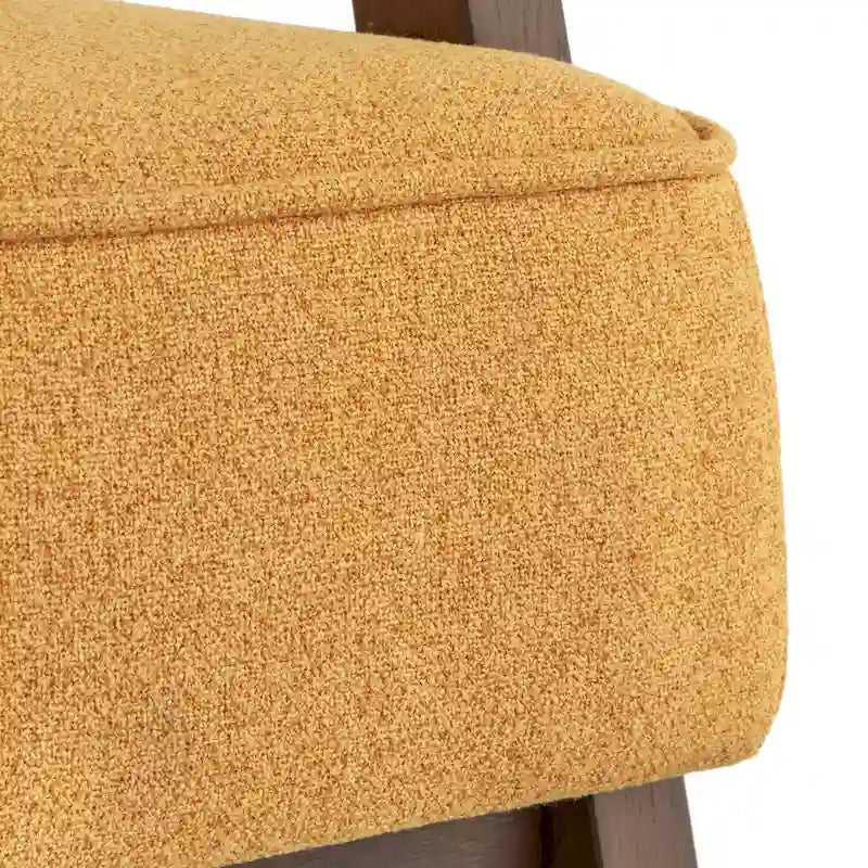 Mid Century Accent Lounge Chair with Cushioned Seat and Wooden Frame - image 19