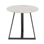 iNSPIRE Q Modern Jurmala Glossy Sintered Stone Tables with Grey Metal Base - image 16