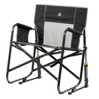 GCI Outdoor Freestyle Rocker XL Oversized Foldable Rocking Camp Chair, Pewter - image 22