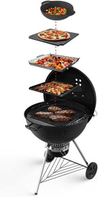 Touch Charcoal Grill 26-Inch, Black - image 10