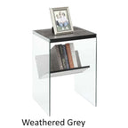 SoHo Glass End Table with Shelf by Convenience Concepts - image 30