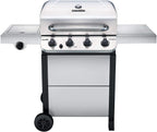 Char-Broil 463377319 Performance 4-Burner Cart Style Liquid Propane Gas Grill, Stainless Steel - image 1