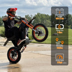 TUTTIO Soleil01 Adult Electric Dirt Bike (with Branded Helmet), 2000W, 48V 21Ah Battery, 37Mph Full Suspension Mountain E-Bike, 200Nm Torque All-Terrain Electric Motorcycle - image 3