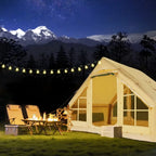 NAIZEA Tent for Camping with Pump - Air Glamping Tents, Easy Setup Blow up Tent, Waterproof Oxford Inflatable Tent, 4 - 6 Person Cabin Tent with Mesh & Chimney Window - image 14