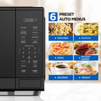 Mainstays 1.1 Cu. ft Microwave Oven in Black - image 2