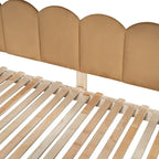 Gray Twin Bed with Arched Canopy and Trundle - image 18
