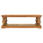 iNSPIRE Q Artisan Edmaire 55-Inch Light Natural Baluster Coffee Table - image 3