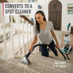Hoover SmartWash+ Automatic Carpet Cleaner for Carpets and Upholstery, Deep Cleaning Carpet Shampoo, Carpet Deodorizer and Pet Stain Remover FH52000, Turquoise - image 4