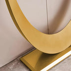 Contemporary Console Table with Elegant Design, Metal Frame, and Adjustable Foot Pads for Entryway - image 14