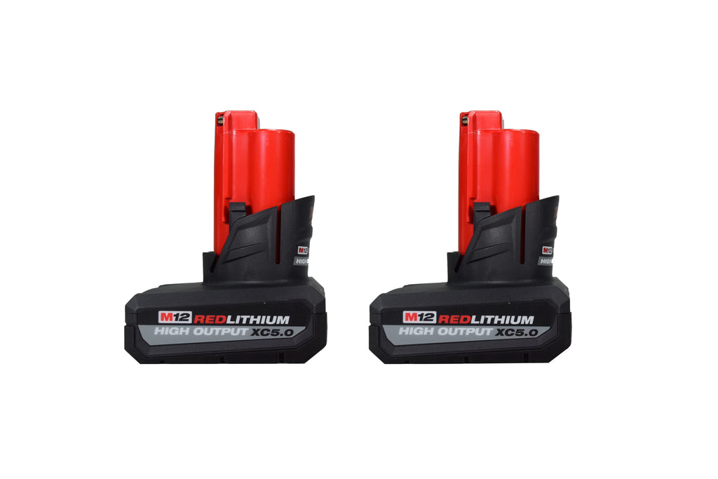 Milwaukee 48 - 11 - 2450 12V Lithium - Ion High Output 5ah Battery 2 Pack - image 1