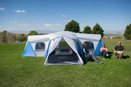 Family cabin tent for 16 people with 3 rooms and 3 entrances - image 2