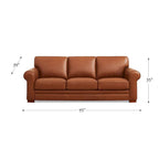 Hydeline Brookfield Premium Top Grain Leather Sofa and Chair Set - image 21