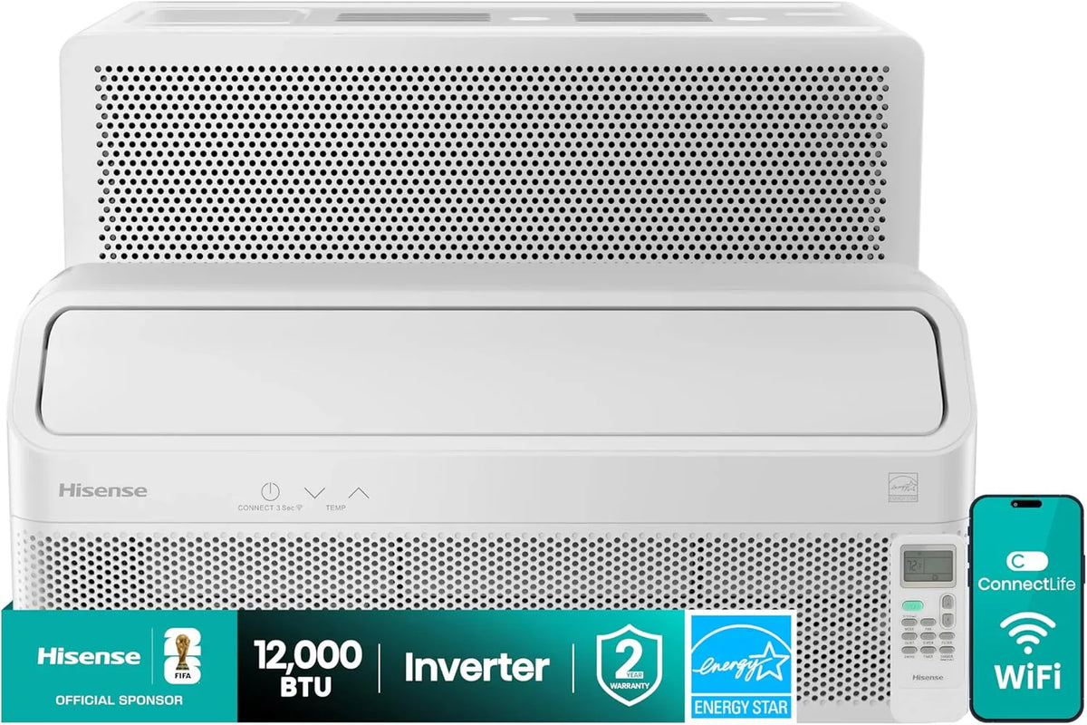 Hisense 14,000 BTU Smart Window Air Conditioner, 3 modes (Cooling, Fan, Dehumidifier) - image 1