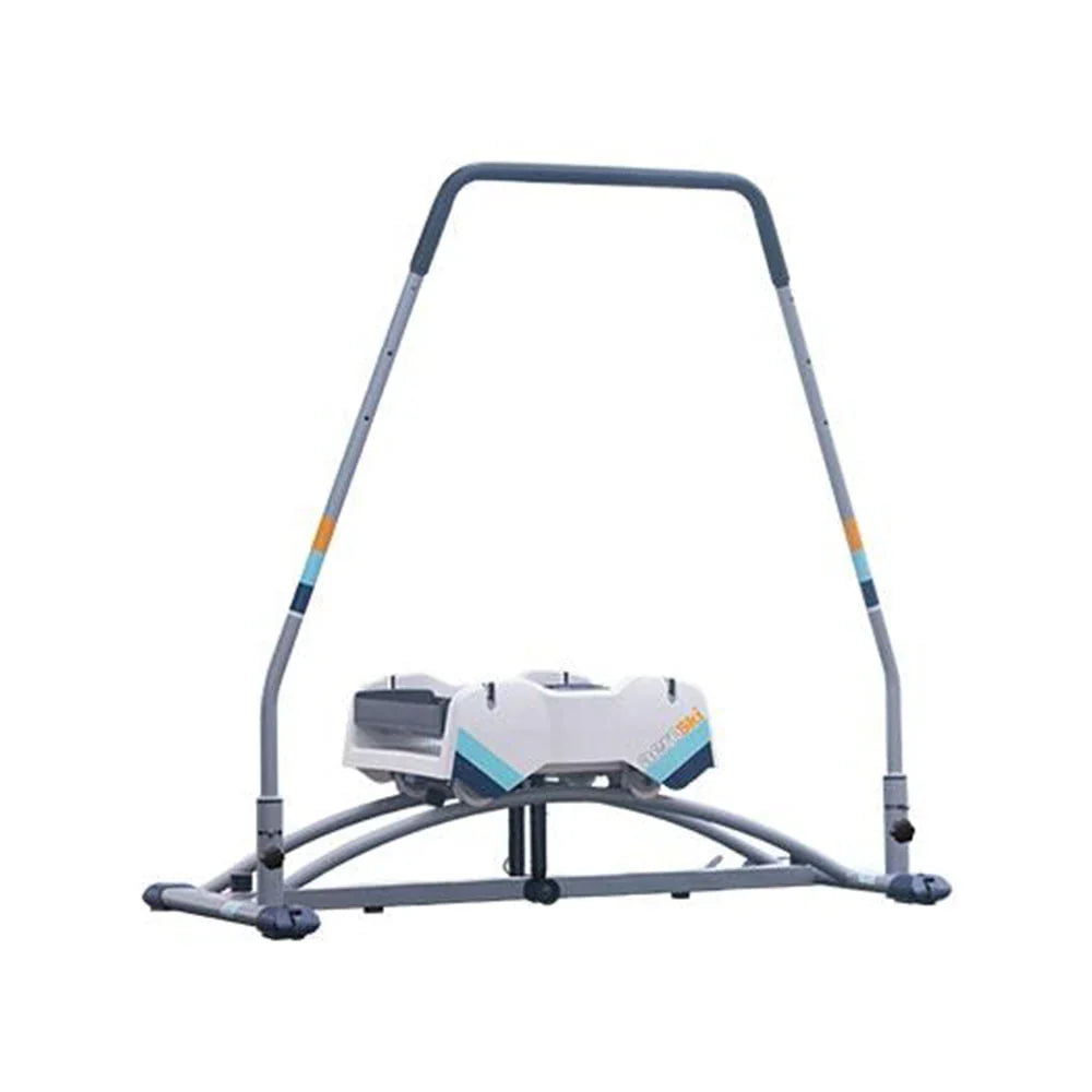 Aeroski 2.0 Ski Fitness Workout Machine with Recoil Spring Resistance Gray - image 2