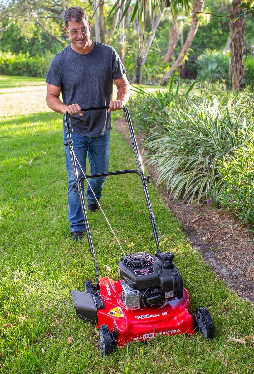 20-Inch 125cc Gas Push Mower with V-Twin Engine - image 8