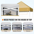 EAGLE PEAK 5x5 Pop up Canopy Tent Instant Outdoor Canopy Easy Set - up Straight Leg Folding Shelter（blue） - image 154