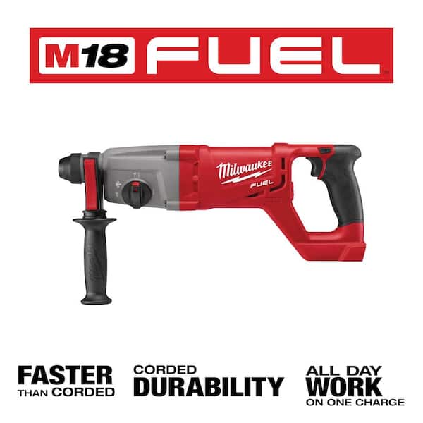 M18 FUEL 18V Lithium-Ion Brushless Cordless 1 in. SDS-Plus D-Handle Rotary Hammer (Tool-Only) - image 4