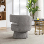 360-Degree Swivel Cuddle Barrel Accent Chairs with Plush Upholstery - image 16