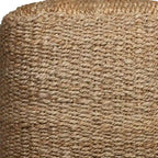 HomeRoots 18-Inch Natural Jute Woven Cube Pouf Ottoman - image 8
