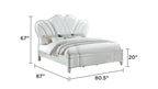 Eros King 4PC Bedroom Set with Manufactured Wood & Tufted Detailing in Silver - image 4