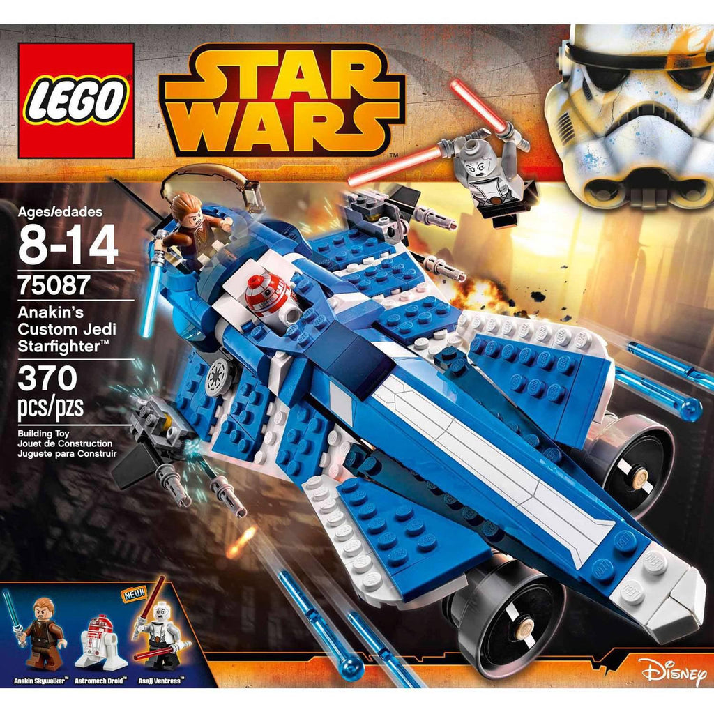 Star Wars the Clone Wars Anakins Custom Jedi Starfighter Set LEGO 75087 - image 1
