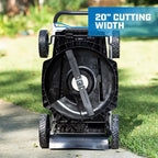 Restored Premium HART 40-Volt Cordless 20-Inch Push Mower (1) 6.0 Ah Lithium Ion Battery (Refurbished) - image 9