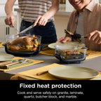 Ninja Crispi 4-in-1 Portable Glass Air Fryer Cooking System, 1500W, 4QT & 6-Cup TempWare Glass Containers with Storage Lids, Microwave, Freezer & Dishwasher Safe - image 28