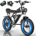 YVY 1500W Electric Bike for Adults, 33MPH 20'' Fat Tire Electric Motorcycle, 48V 20AH Removable Battery, 30 - 60 - image 1