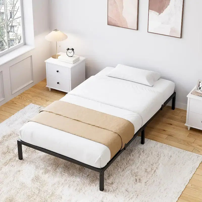 Sturdy Metal Platform Bed Frame - No Box Spring Required - image 8