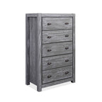 Montauk Solid Wood Chest with 5 Drawers by Grain Wood Furniture - image 16