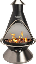 COH-600 Propane Fire Pit, Patio Heater with Tip-Over Safety Switch, 8 lbs. Lava Rocks Included, 31" x 31" x 48" - image 1