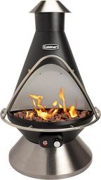 COH-600 Propane Fire Pit, Patio Heater with Tip-Over Safety Switch, 8 lbs. Lava Rocks Included, 31" x 31" x 48" - image 1