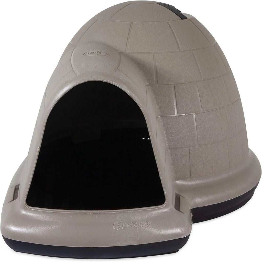 Petmate Indigo Dog House (Igloo Dog House. Made in USA with 90% Recycled Materials. All-Weather Protection Pet - image 1
