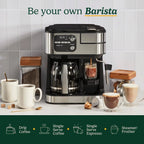 Coffeemaker 4-In-1 Coffee Center Barista Machine - image 3