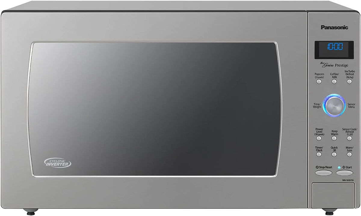 Panasonic NN-SN966S 2.2 Cu. Ft. 1250W Stainless Steel Microwave Oven with Inverter & Genius Sensor, Countertop/Built-In - image 1