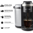 Keurig K-Cafe Single Serve K-Cup Coffee Maker, Latte Maker and Cappuccino Maker, Dark Charcoal - image 4
