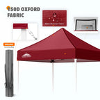 EAGLE PEAK 5x5 Pop up Canopy Tent Instant Outdoor Canopy Easy Set - up Straight Leg Folding Shelter（blue） - image 139