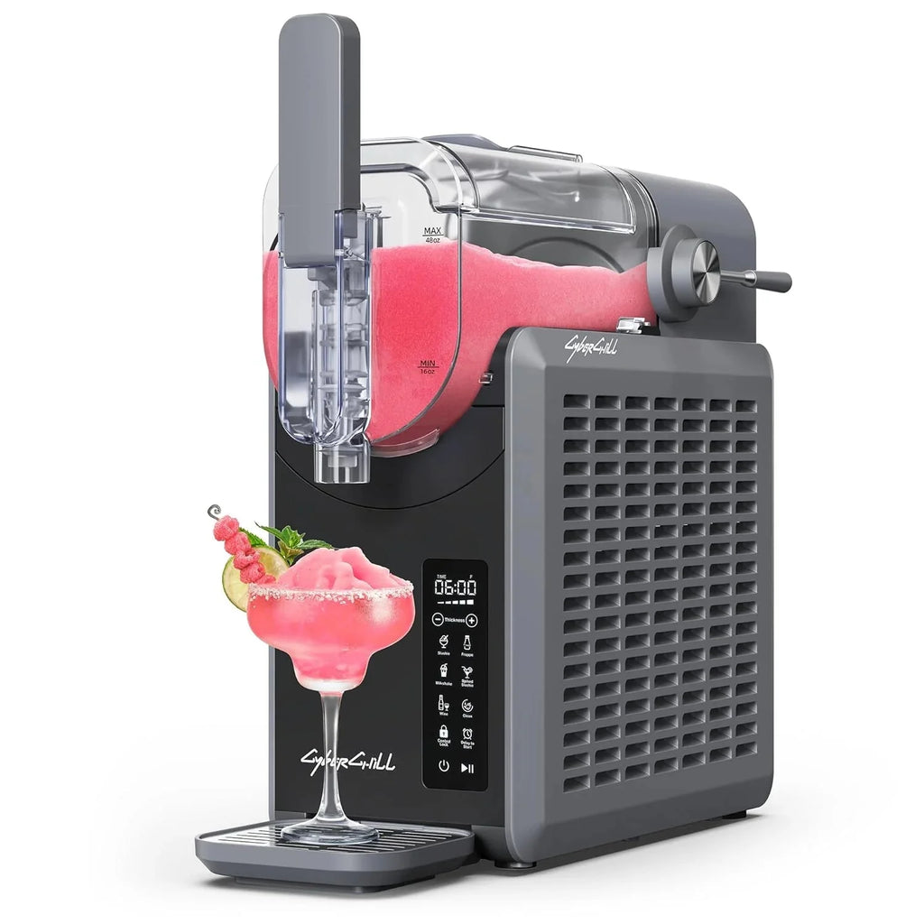 Slushie Machine - Professional Frozen Drink Maker No Ice Needed- 70 oz Slushy Machine for Home with LED Display - One-Touch Reservation & 6 Pre-set Programs for Frozen Margaritas, Frappés & Ice Cream - image 1