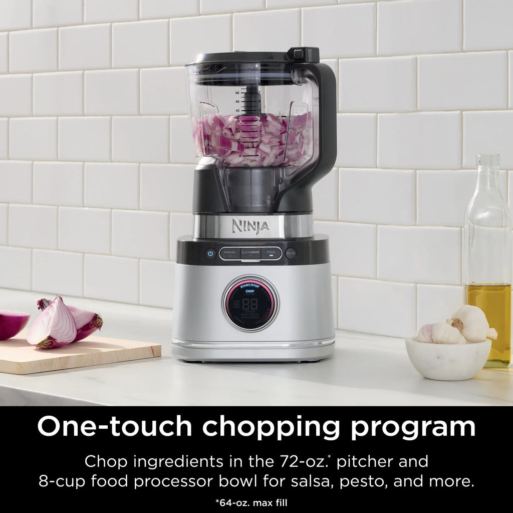Ninja Detect Kitchen System Power Blender + Processor with Blend Sense Technology, Silver, TB400 - image 10
