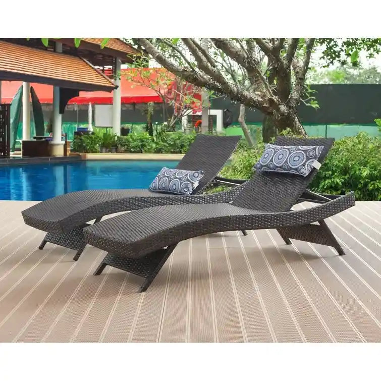 All Weather Wicker Chaise Lounge - Set of 2 - image 10